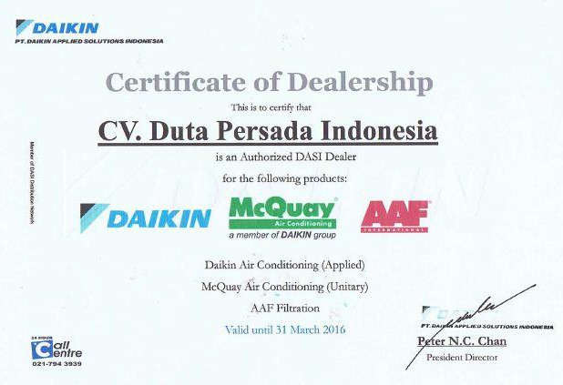 Dealer Certificate3
