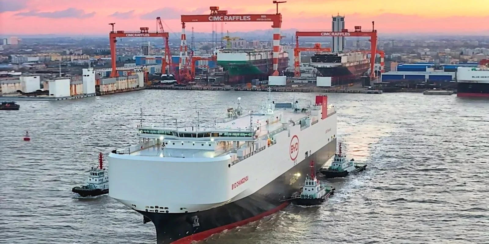 BYD Expands Shipping Fleet with 10 Additional Car Carriers